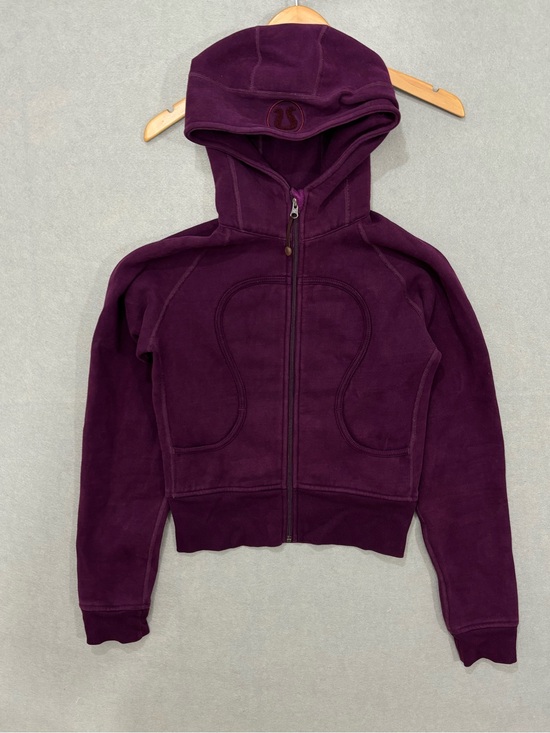 lululemon athletica Tops - Lululemon Deep Plum Scuba Hoodie